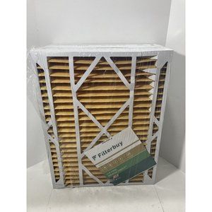 New FilterBuy MERV 11 / Gold 20x26x5 Quantity 2 One In Plastic One Out of Plasti
